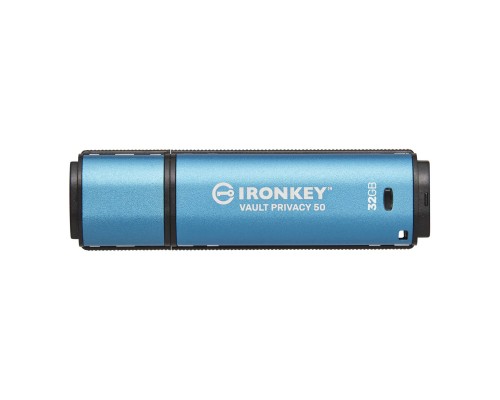 USB флеш накопичувач Kingston 32GB IronKey Vault Privacy 50 USB 3.2 (IKVP50/32GB)