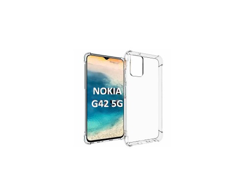 Чохол до мобільного телефона BeCover Anti-Shock Nokia G42 5G Clear (710487)