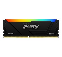 Модуль пам'яті для комп'ютера DDR4 8GB 3600 MHz Beast RGB Kingston Fury (ex.HyperX) (KF436C17BB2A/8)