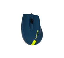 Мишка Canyon M-11 USB Blue/Yellow (CNE-CMS11BY)