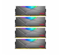 Модуль пам'яті для комп'ютера DDR4 64GB (4x16GB) 3600 MHz XPG Spectrix D50 RGB Tungsten ADATA (AX4U360016G18I-QCTG50)