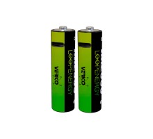 Акумулятор Verico AA USB Type-C 1700mAh 1.5V Li-ion * 2 (LoopEnergy) (1UDBT-A1WEA2-NN)