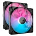 Кулер до корпусу Corsair iCUE Link RX140 RGB PWM Dual Pack (CO-9051020-WW)