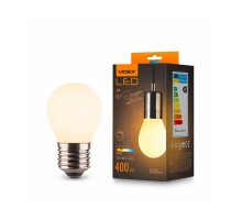 Лампочка Videx Filament 4W E27 3000K Porcelain dimmable (VL-DG45MO)