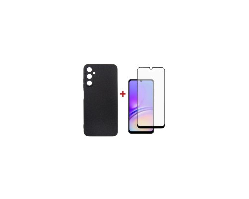 Чохол до мобільного телефона Dengos Kit for Samsung Galaxy A05s (A057) case + glass (Black) (DG-KM-09)