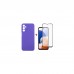 Чохол до мобільного телефона Dengos Kit for Samsung Galaxy A14 5G case + glass (Purple) (DG-KM-13)