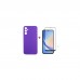 Чохол до мобільного телефона Dengos Kit for Samsung Galaxy A34 5G case + glass (Purple) (DG-KM-42)