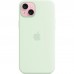 Чохол до мобільного телефона Apple iPhone 15 Plus Silicone Case with MagSafe - Soft Mint,Model A3124 (MWNG3ZM/A)