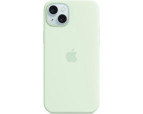 Чохол до мобільного телефона Apple iPhone 15 Plus Silicone Case with MagSafe - Soft Mint,Model A3124 (MWNG3ZM/A)