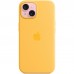 Чохол до мобільного телефона Apple iPhone 15 Silicone Case with MagSafe - Sunshine,Model A3123 (MWNA3ZM/A)