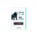 USB флеш накопичувач Wibrand 64GB Grizzly Black USB 2.0 (WI2.0/GR64P3B)