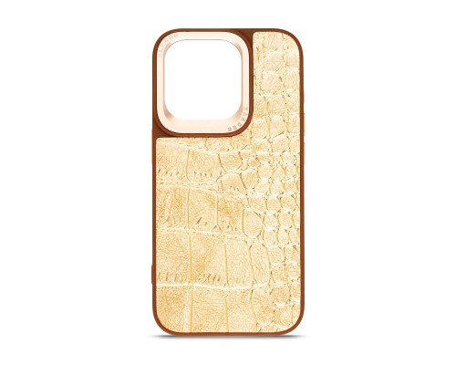 Чохол до мобільного телефона Harder Crocosaur Apple iPhone 14 Pro Beige (ARM76721)