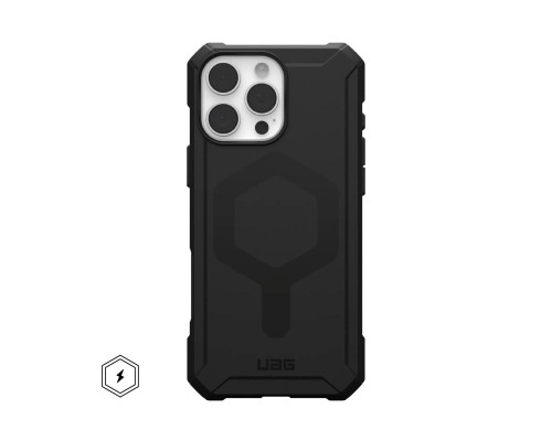 Чохол до мобільного телефона UAG iPhone 16 Pro Max Essential Armor Magsafe Black (114449114040)