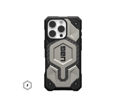 Чохол до мобільного телефона UAG iPhone 16 Pro Monarch Pro Magsafe Titanium (114456113636)