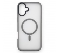 Чохол до мобільного телефона BeCover Metal Buttons Case (MagSafe) для Apple iPhone 16 Gray (712092)