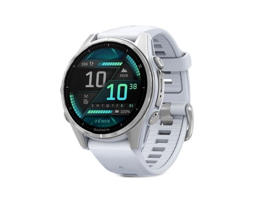 Смарт-годинник Garmin fenix 8 43mm, AMOLED, Glass, BareSS/Whitestone, WhitestoneBn (010-02903-00)