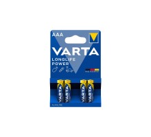 Батарейка Varta AAA Longlife Power лужна * 4 (04903121414)