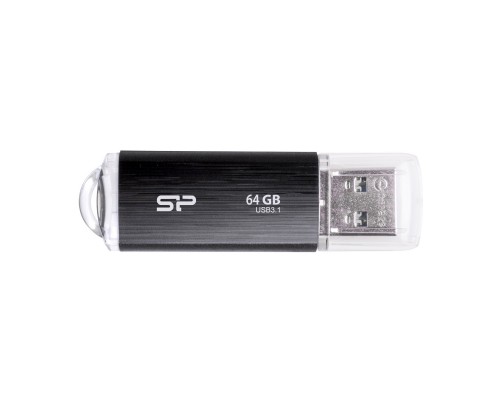 USB флеш накопичувач Silicon Power 64GB Blaze B02 Black USB 3.1 (SP064GBUF3B02V1K)