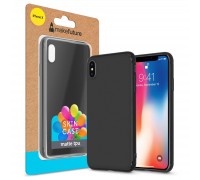 Чохол до мобільного телефона MakeFuture Skin Case Apple iPhone XS Black (MCSK-AIXSBK)