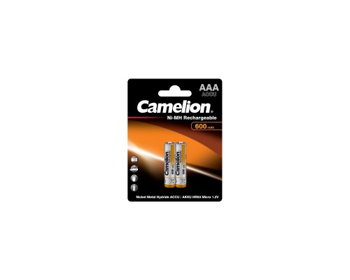 Акумулятор Camelion AAA 600mAh Ni-MH R03 * 2 (NH-AAA600BP2)