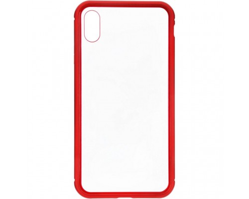 Чохол до мобільного телефона Armorstandart Magnetic Case 1 Gen. iPhone XS Max Clear/Red (ARM53391)