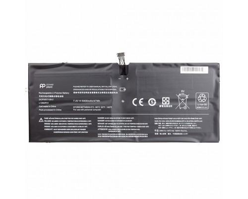 Акумулятор до ноутбука LENOVO Yoga 2 Pro 13 Series (L12M4P21) 7.4V 6400mAh PowerPlant (NB480890)