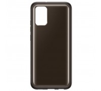 Чохол до мобільного телефона Samsung Soft Clear Cover Galaxy A02s (A025) Black (EF-QA025TBEGRU)