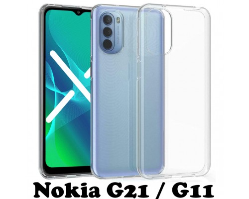 Чохол до мобільного телефона BeCover Nokia G21 / G11 Transparancy (707459)