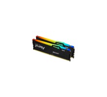 Модуль пам'яті для комп'ютера DDR5 64GB (2x32GB) 4800 MHz FURY Beast RGB Kingston Fury (ex.HyperX) (KF548C38BBAK2-64)