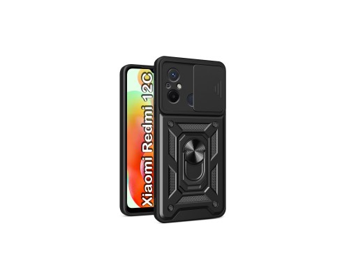 Чохол до мобільного телефона BeCover Military Xiaomi Redmi 12C Black (709165)