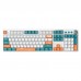 Клавіатура Aula F2088 PRO Plus 9 Orange Keys KRGD Blue USB UA White/Blue (6948391234908)