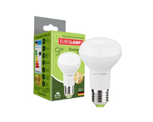 Лампочка Eurolamp LED R63 9W E27 4000K 220V (LED-R63-09274(P))