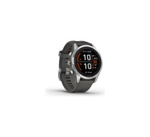 Смарт-годинник Garmin fenix 7S Pro Solar, Glass, SS w/Graphite band, GPS (010-02776-01)