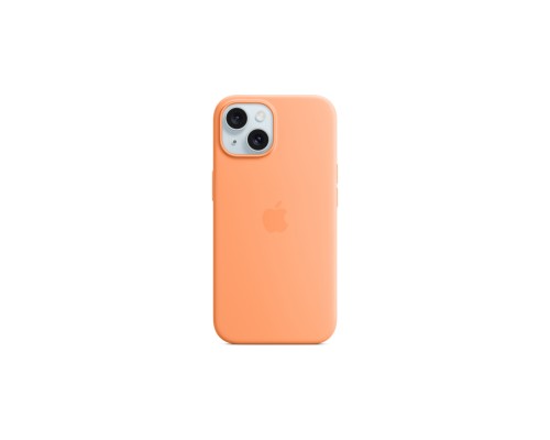 Чохол до мобільного телефона Apple iPhone 15 Silicone Case with MagSafe Orange Sorbet (MT0W3ZM/A)