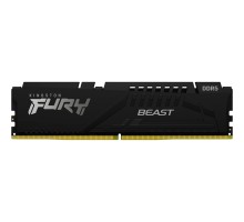 Модуль пам'яті для комп'ютера DDR5 16GB (2x8GB) 5600 MHz Beast Black Kingston Fury (ex.HyperX) (KF556C40BBK2-16)