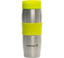 Термокружка Hölmer Elegance Сталева/Жовта (TC-0380-SG Elegance)