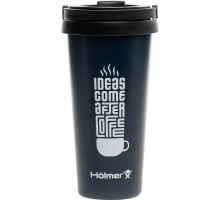 Термокружка Hölmer Coffee Time Темно-синя (TC-0500-DB Coffee Time)