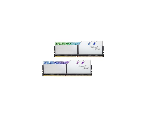 Модуль пам'яті для комп'ютера DDR4 64GB (2x32GB) 3600 MHz TridentZ RGB Royal Silver G.Skill (F4-3600C18D-64GTRS)