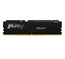 Модуль пам'яті для комп'ютера DDR5 32GB 5200 MHz Fury Beast Black Kingston Fury (ex.HyperX) (KF552C40BB-32)