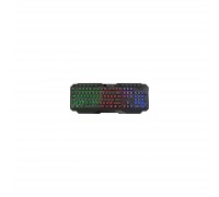 Клавіатура Xtrike ME KB-306 LED USB UA Black (KB-306UA)