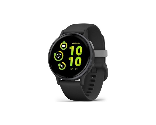 Смарт-годинник Garmin vivoactive 5, Black/Slate, GPS (010-02862-10)