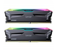 Модуль пам'яті для комп'ютера DDR5 32GB (2x16GB) 6000 MHz Ares RGB Black Lexar (LD5BU016G-R6000GDLA)