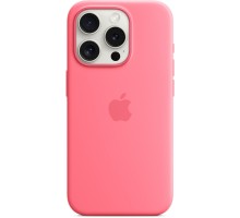 Чохол до мобільного телефона Apple iPhone 15 Pro Silicone Case with MagSafe - Pink,Model A3125 (MWNJ3ZM/A)