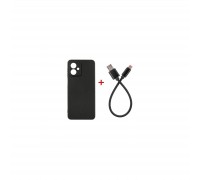 Чохол до мобільного телефона Dengos Kit for Motorola G54 case + glass DENGOS (Black) (DG-CC-01)