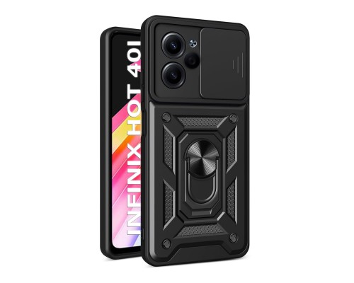 Чохол до мобільного телефона BeCover Military Infinix Hot 40i (X6528B) Black (710673)