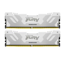 Модуль пам'яті для комп'ютера DDR5 32GB (2x16GB) 7200 MHz Renegade White XMP Kingston Fury (ex.HyperX) (KF572C38RWK2-32)