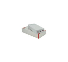 Батарея універсальна XO 20000mAh, PD/20W, QC/18W, Lightning, Type-C, USB, white (XO-PR144W)