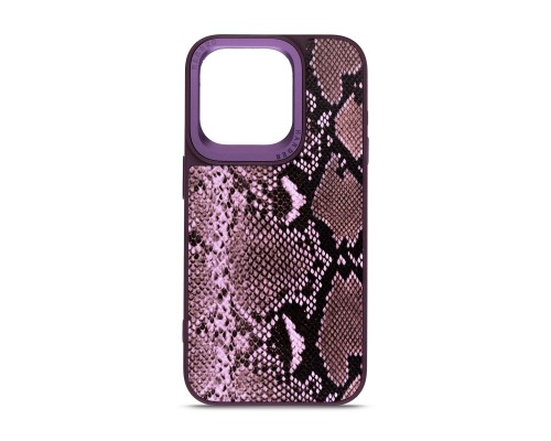 Чохол до мобільного телефона Harder Genuine Snake Apple iPhone 15 Pro Dark Purple (ARM76782)