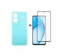 Чохол до мобільного телефона Dengos Oppo A60 Soft + glass Ice Blue (DG-KM-105)