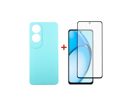 Чохол до мобільного телефона Dengos Oppo A60 Soft + glass Ice Blue (DG-KM-105)